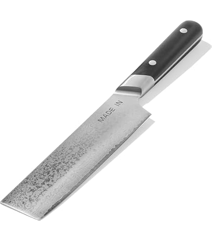 Amazon.com: HexClad Nakiri Knife, 6.5-Inch Japanese Damascus